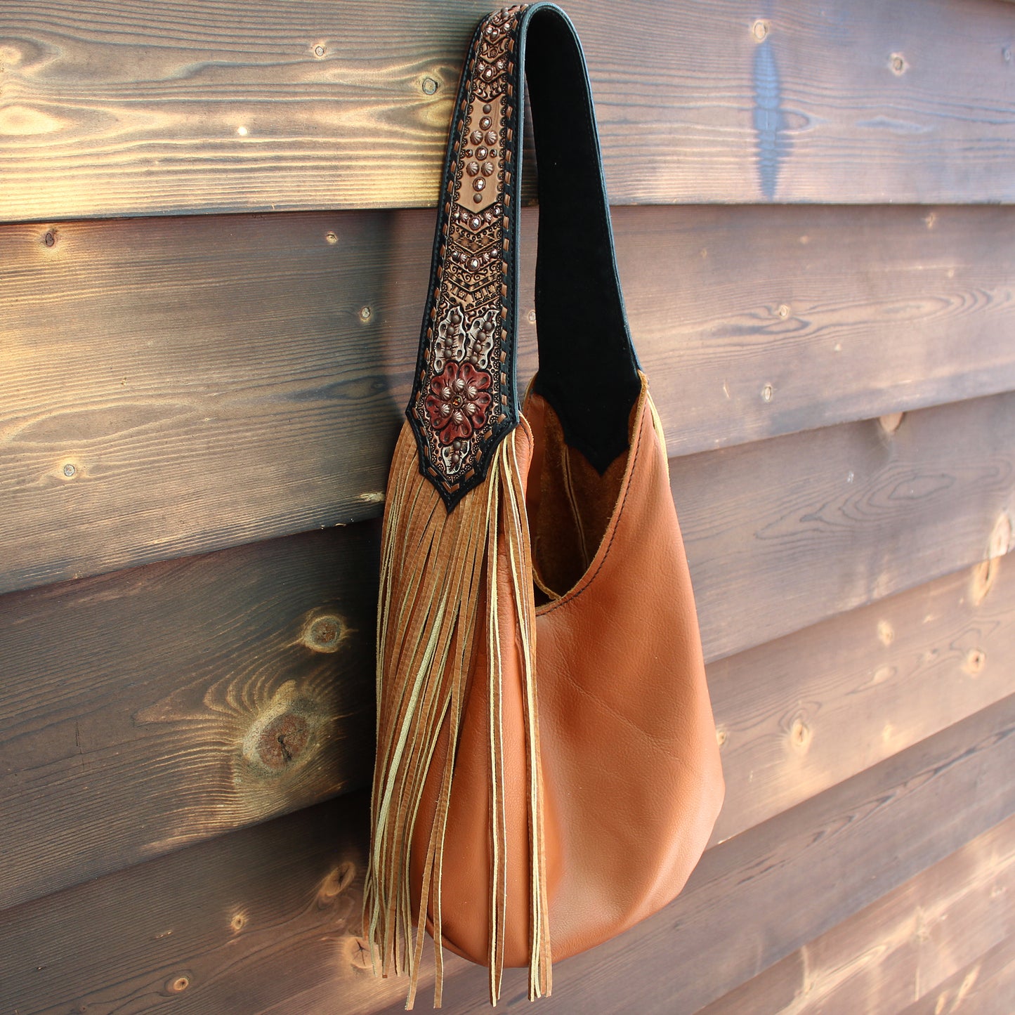 Handbag Tassels - Heritage Leather Tan / Gold